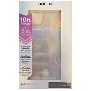 NWT Incipio Silver Protective Case with 10ft Drop Protection